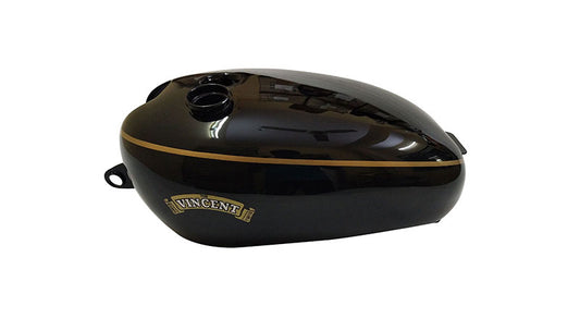 Brand New Vincent Black Painted Petrol Tank Black Finish