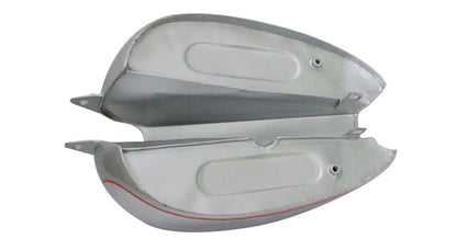 Panther M100 M120 Chrome And Silver Painted Gas Fuel Petrol Tank Reproduction