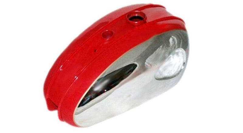 60S Reproduction BSA C15 B40 SS80 SS90 Red Paint + Chrome Plated Petrol Tank HQ