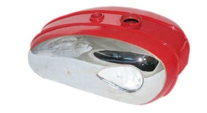 60S Reproduction BSA C15 B40 SS80 SS90 Red Paint + Chrome Plated Petrol Tank HQ