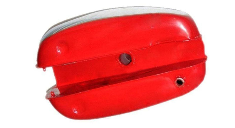 60S Reproduction BSA C15 B40 SS80 SS90 Red Paint + Chrome Plated Petrol Tank HQ