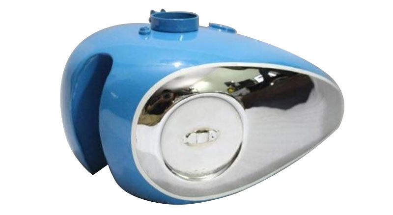 BSA Goldstar Catalina Scrambler Gas Petrol Tank Chrome Plated & Blue Painted