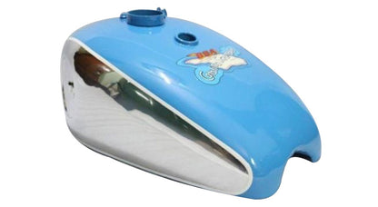 BSA Goldstar Catalina Scrambler Gas Petrol Tank Chrome Plated & Blue Painted