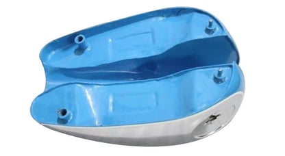 BSA Goldstar Catalina Scrambler Gas Petrol Tank Chrome Plated & Blue Painted