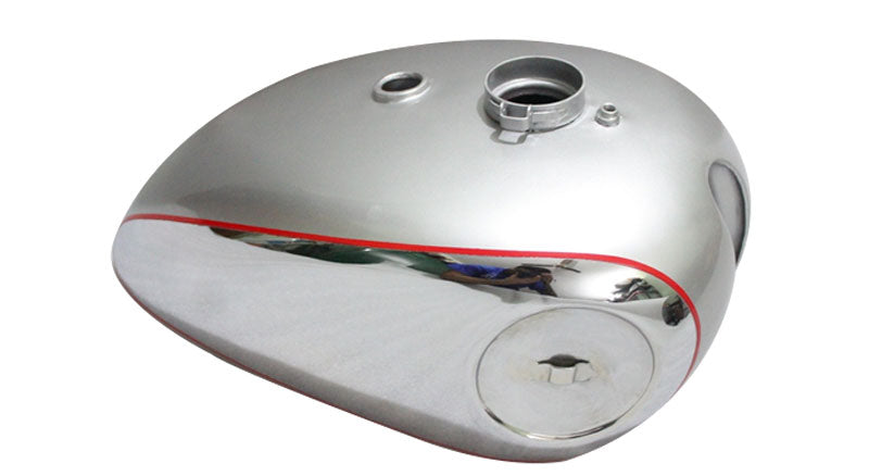 BSA Goldstar Catalina Scrambler Gas Petrol Tank Chrome Plated & Silver Pained