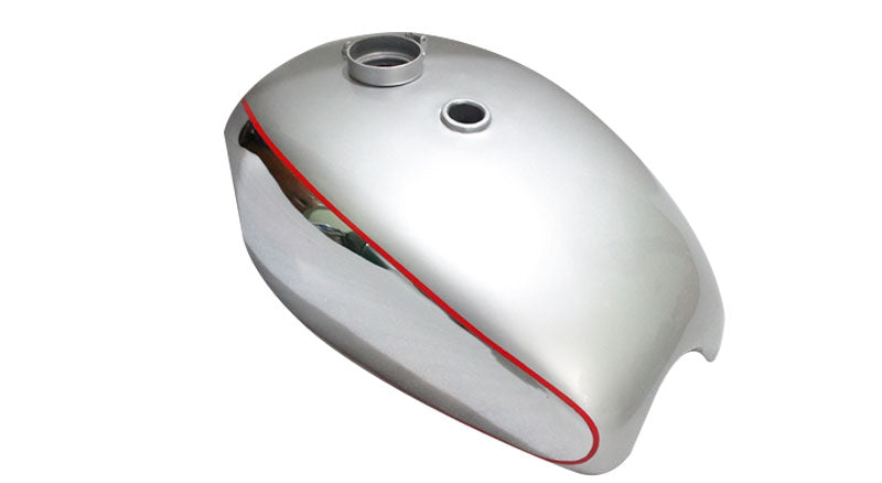 BSA Goldstar Catalina Scrambler Gas Petrol Tank Chrome Plated & Silver Pained