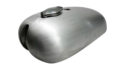 BSA Spitfire A65 2 Gallon Gas Fuel Petrol Tank Raw Steel Iron - With Fuel Cap
