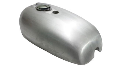 BSA Spitfire A65 2 Gallon Gas Fuel Petrol Tank Raw Steel Iron - With Fuel Cap