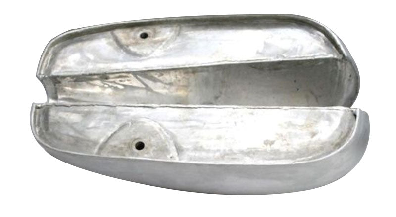 BSA Spitfire A65 2 Gallon Gas Fuel Petrol Tank Raw Steel Iron - With Fuel Cap