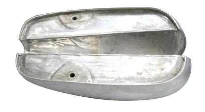 BSA Spitfire A65 2 Gallon Gas Fuel Petrol Tank Raw Steel Iron - With Fuel Cap