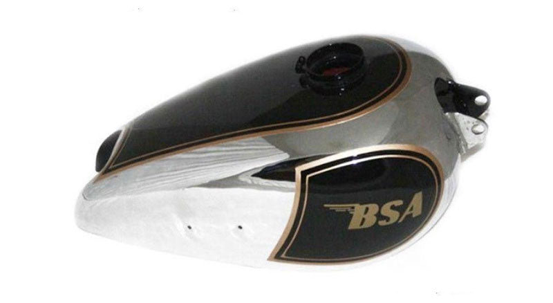 New Chrome Plated Black Paint Petrol Gas Tank For BSA M20 1930's Civilian Model