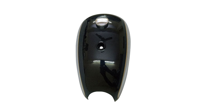 New BSA A7 A10 Black Painted Chrome Gas Fuel Petrol Tank