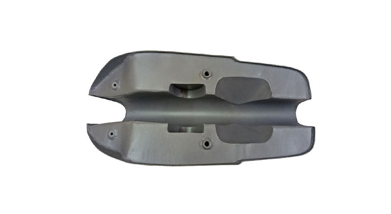 New Norton Fastback Commando Gas Fuel Petrol Tank Raw Steel Ready To Chrome