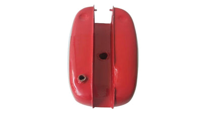 New BSA C15 Chromed and Red Painted Gas Fuel Tank (Reproduction)
