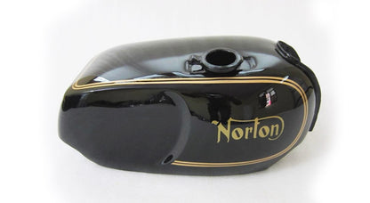 New Norton Commando Roadster Black Painted Gas Fuel Petrol Tank