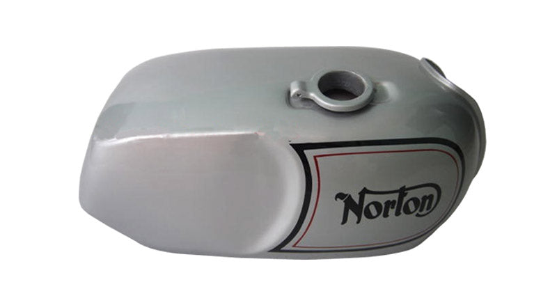 Norton Commando Roadster silver Painted With Logo Steel Gas Tank(Repro)