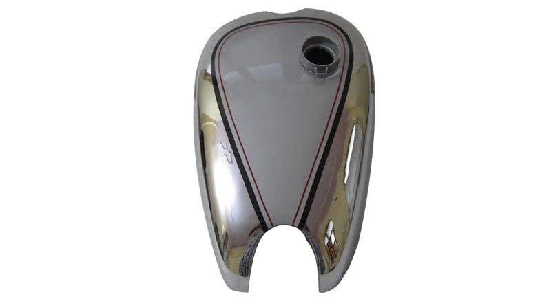 New Norton ES2 Silver Painted Chrome Gas Fuel Petrol Tank