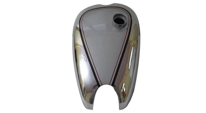 New Norton ES2 Silver Painted Chrome Gas Fuel Petrol Tank