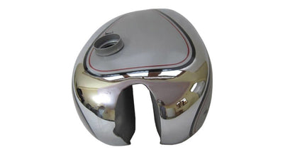 New Norton ES2 Silver Painted Chrome Gas Fuel Petrol Tank