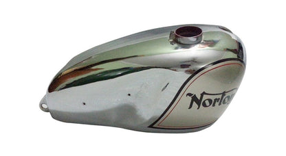 Norton Model 7 Dominator Chromed + Painted Gas Fuel Petrol Steel Tank