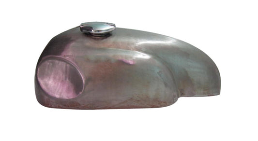 Norton Manx Triton Triumph Wideline Featherbed Sheetmetal Raw Fuel Tank With Cap