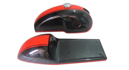 New Benelli Mojave Cafe Racer Dual Painted Fuel Tank With Cap & Seat Hood & Tap