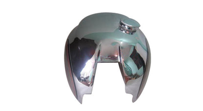 Norton Dominator Model 88 99 Wideline Chrome & Silver Painted Fuel Tank With Cap