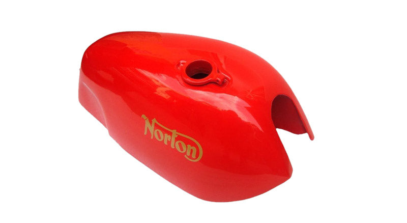 Norton Fastback Commando Red Painted Petrol Fuel Tank