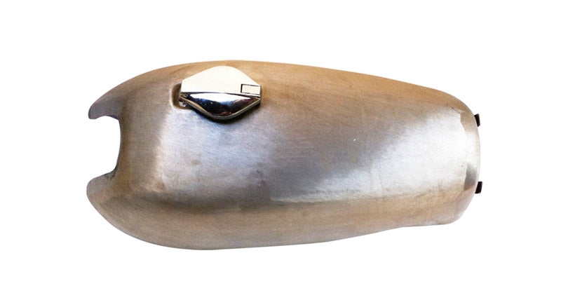 Norton Commando Fastback Petrol Fuel Gas Tank Raw With Chrome Cap & Petrol Taps