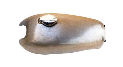 Norton Commando Fastback Petrol Fuel Gas Tank Raw With Chrome Cap & Petrol Taps