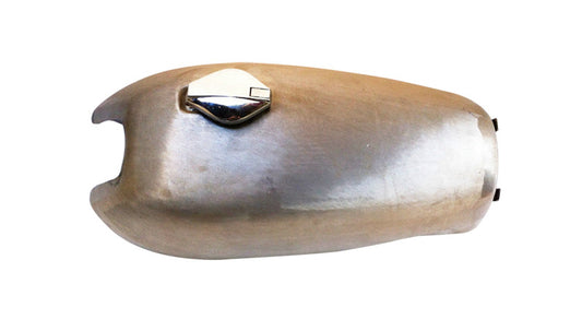 Norton Commando Fastback Petrol Fuel Gas Tank Raw With Chrome Cap & Petrol Taps