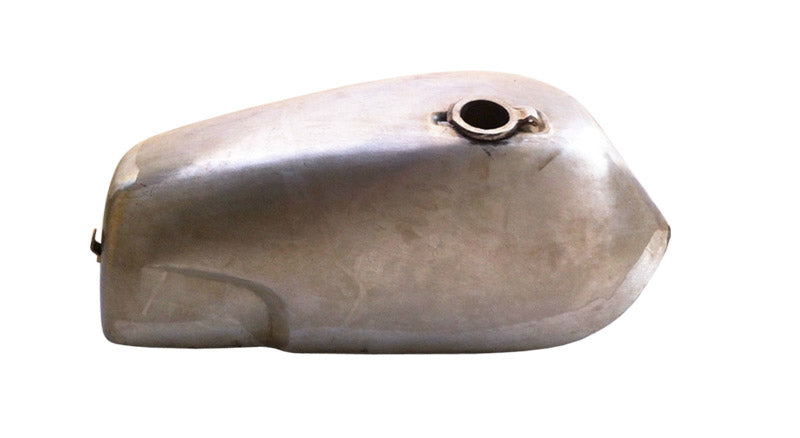 Norton Commando Fastback Petrol Fuel Gas Tank Raw With Chrome Cap & Petrol Taps