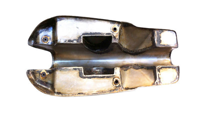 Norton Commando Fastback Petrol Fuel Gas Tank Raw With Chrome Cap & Petrol Taps