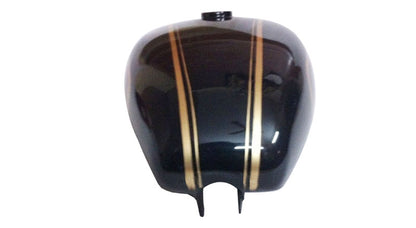 New Royal Enfield Black Painted Petrol Fuel Gas Tank 14 Litre With Logo