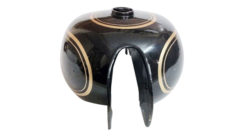 New Royal Enfield Black Painted Petrol Fuel Gas Tank 14 Litre With Logo