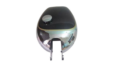 New Velocette Venom Chrome And Black Painted Fuel Petrol Tank With Cap And Tap