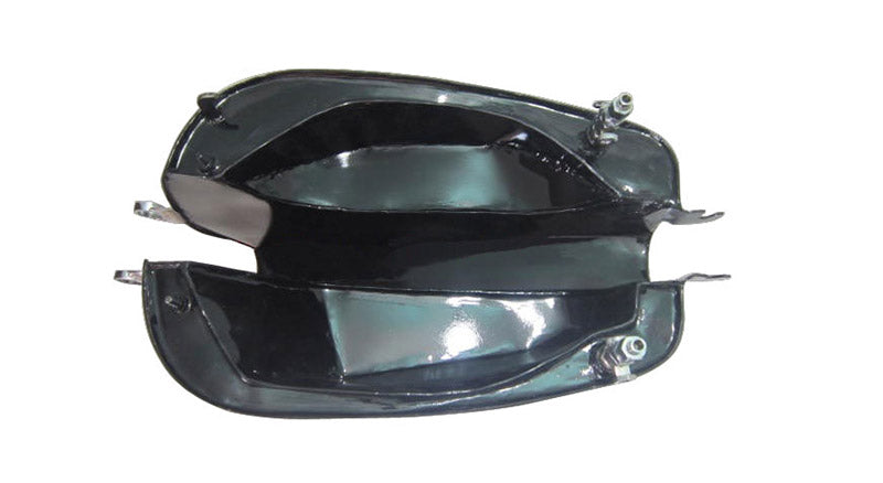 New Velocette Venom Chrome And Black Painted Fuel Petrol Tank With Cap And Tap