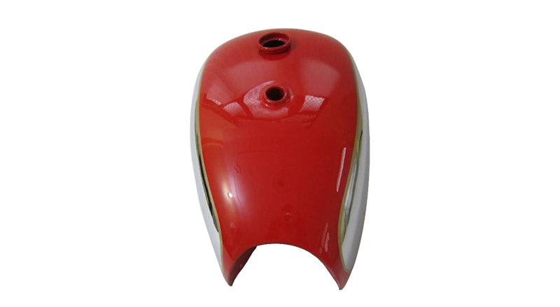 New BSA A7 A10 Super Rocket Red Painted Chromed Gas Fuel Petrol Tank