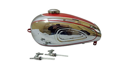 New Horex Regina Red Painted Chrome Reproduction Petrol Tank Vintage