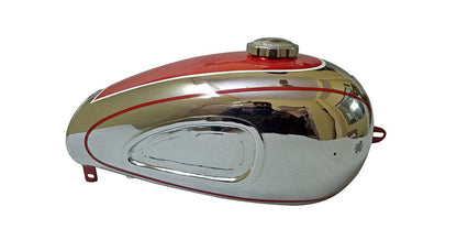 New Horex Regina Red Painted Chrome Reproduction Petrol Tank Vintage