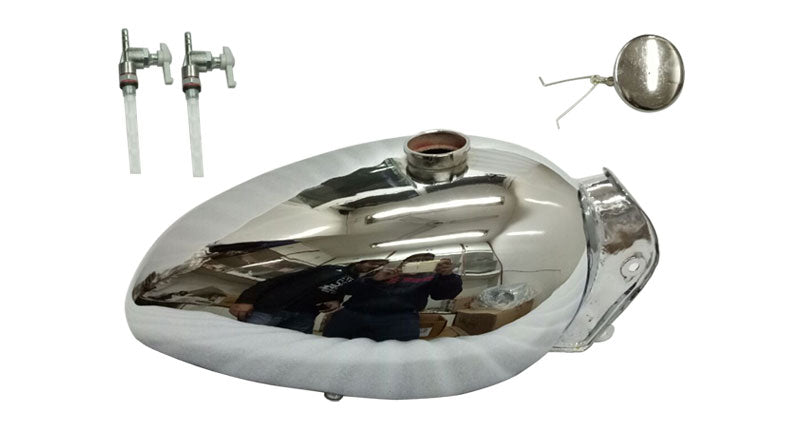 Royal Enfield Interceptor Chromed Petrol Tank (Reproduction)