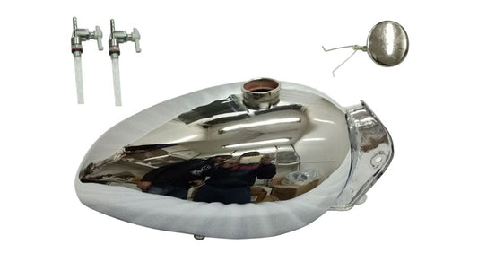 Royal Enfield Interceptor Chromed Petrol Tank (Reproduction)