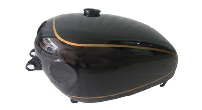 New Velocette Venom Black painted Petrol Tank (With Side Badges Mount)