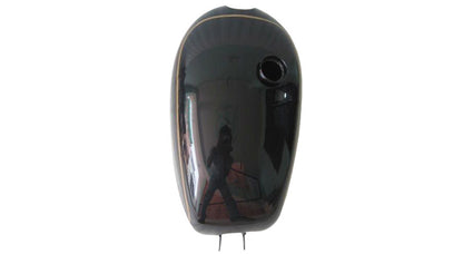 New Velocette Venom Black painted Petrol Tank (With Side Badges Mount)