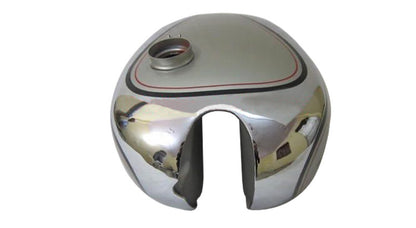 New Norton 16H Silver Painted Chrome Gas Fuel Petrol Tank