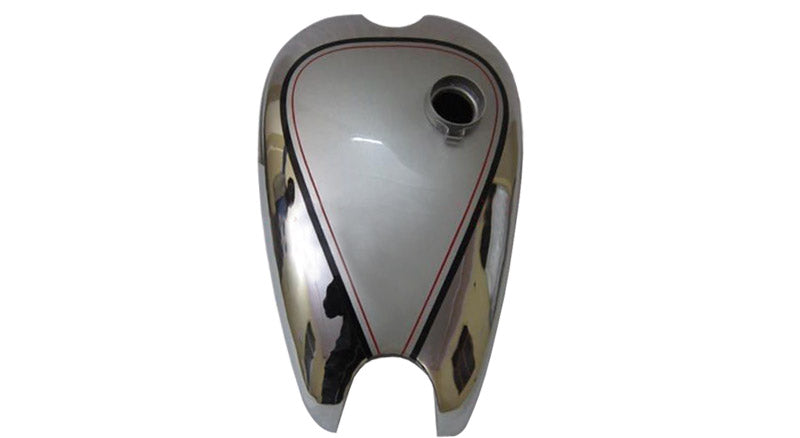 New Norton 16H Silver Painted Chrome Gas Fuel Petrol Tank
