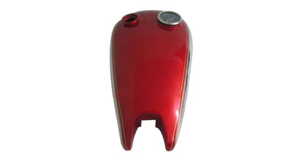 New BSA C10 C11 Cherry Painted Chromed Gas Petrol Tank With Replica Smith Speedo