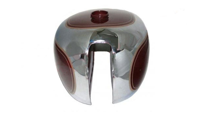 BSA A7 Plunger 500 Chrome Maroon Fuel Tank+Cap+Petcock Star Twin Golden Flash