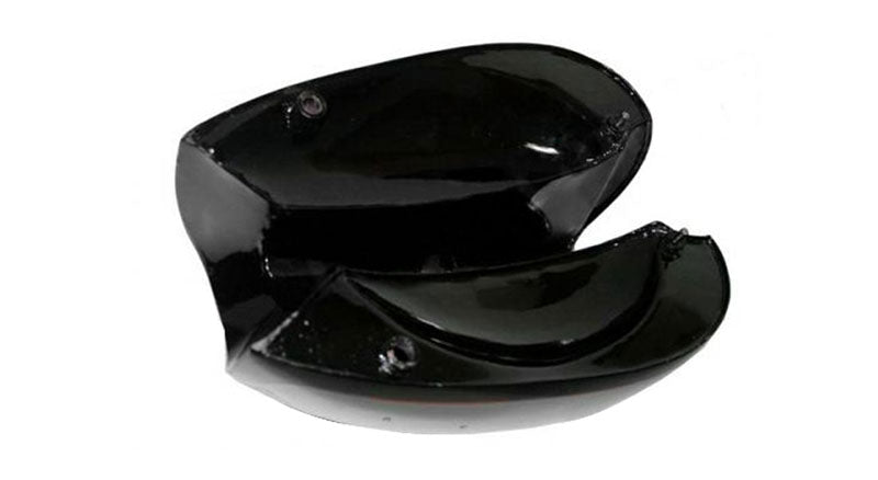 New BSA Goldstar A7 A10 Black Silver 4 Gal Petrol Fuel Tank + Taps + Cap