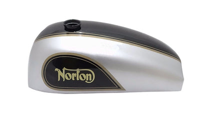 Norton Dominator Model 88 99 Wideline Black & Silver Painted Petrol Tank Vintage